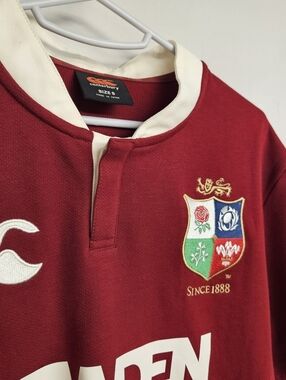 Canterbury British & Irish Lions Rugby 2025 Jersey Shirt Size Small Short Sleeve